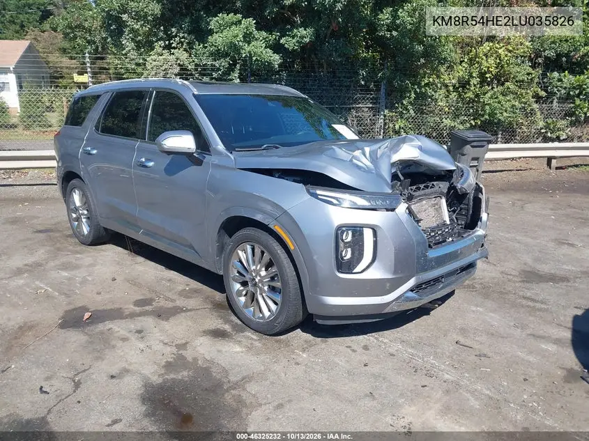 HYUNDAI PALISADE 2020, VIN KM8R54HE2LU035826