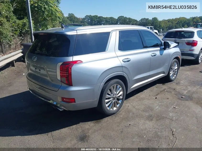 2020 HYUNDAI PALISADE VIN KM8R54HE2LU035826 — фото 4