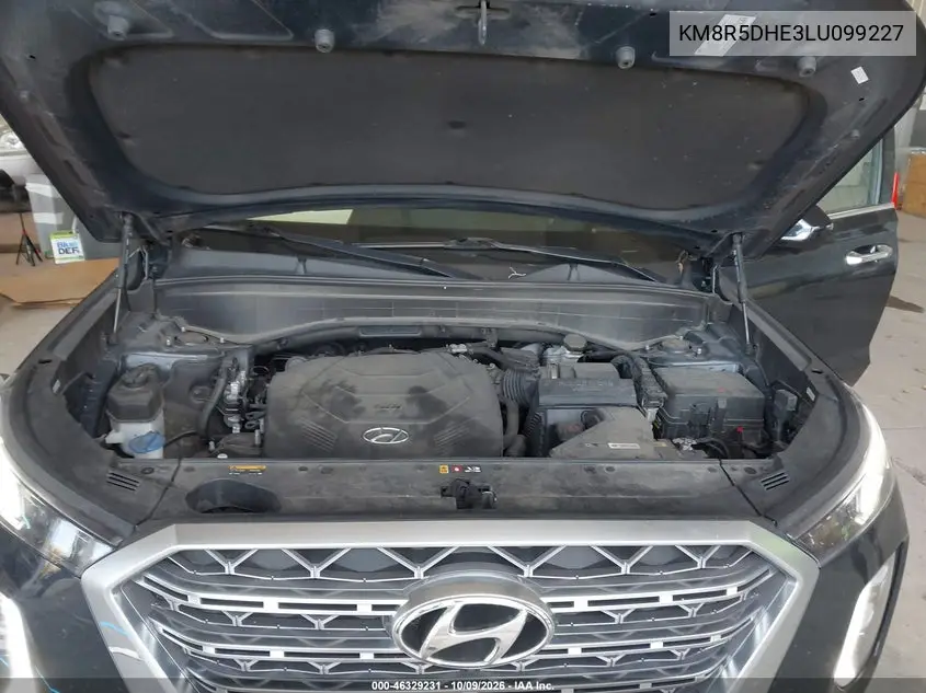 2020 HYUNDAI PALISADE VIN KM8R5DHE3LU099227 — фото 10