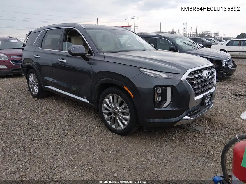 HYUNDAI PALISADE 2020, VIN KM8R54HE0LU135892