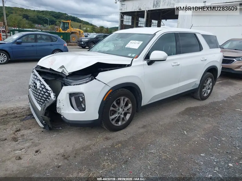 2021 HYUNDAI PALISADE VIN KM8R1DHEXMU283609 — фото 2