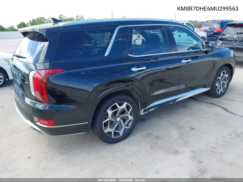 2021 HYUNDAI PALISADE VIN KM8R7DHE6MU299563 — фото 4