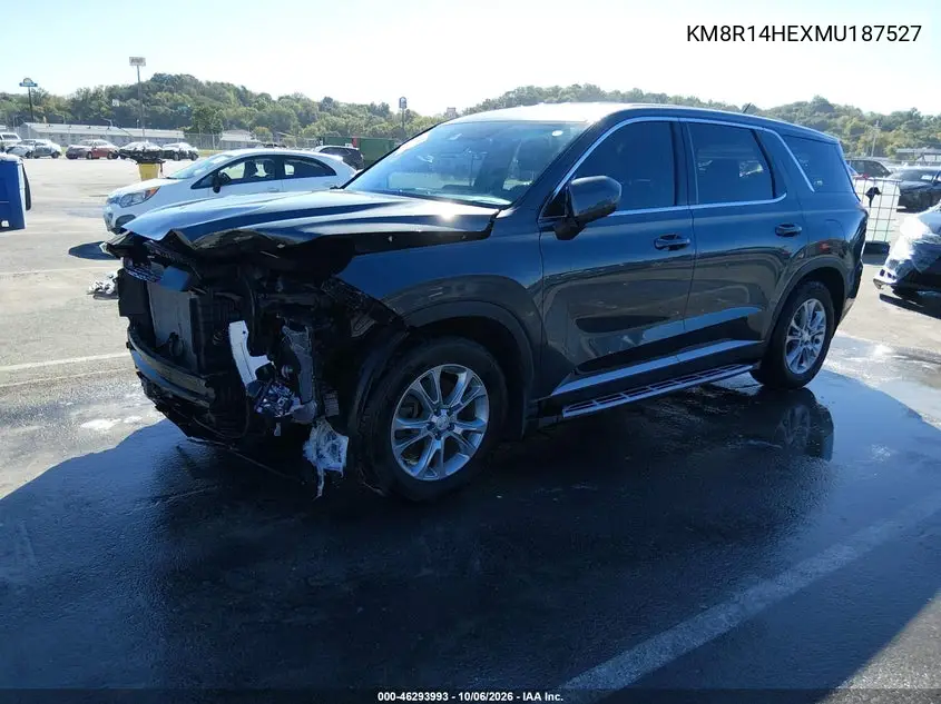 2021 HYUNDAI PALISADE VIN KM8R14HEXMU187527 — фото 2