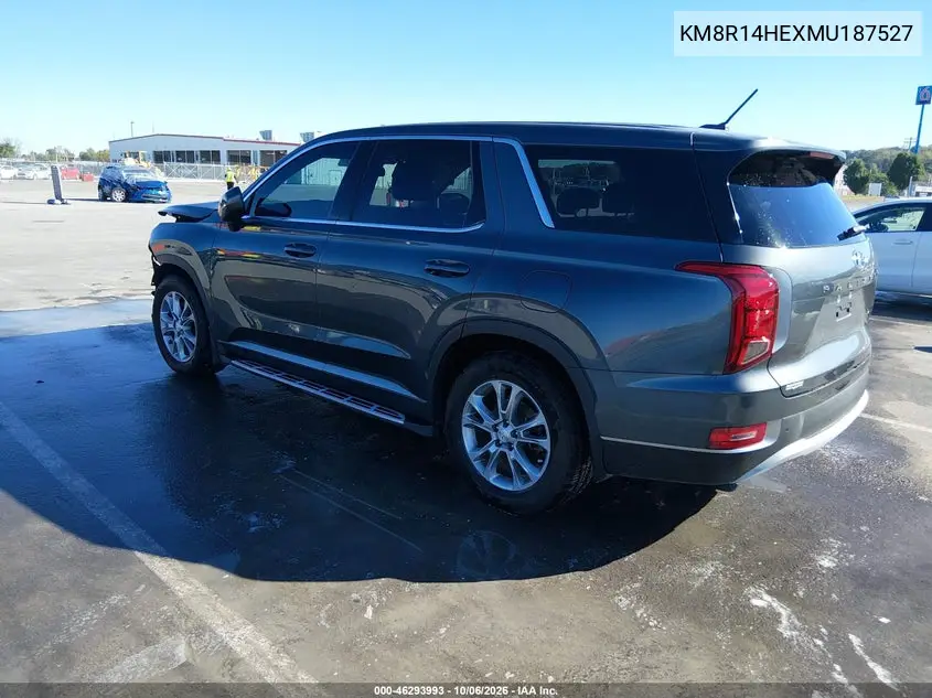 2021 HYUNDAI PALISADE VIN KM8R14HEXMU187527 — фото 3