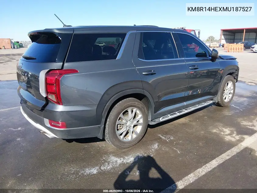2021 HYUNDAI PALISADE VIN KM8R14HEXMU187527 — фото 4