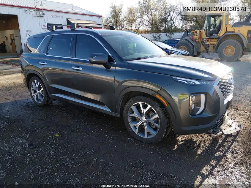 HYUNDAI PALISADE 2021, VIN KM8R4DHE3MU230578