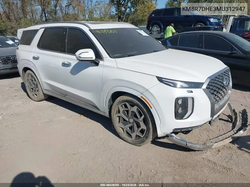 HYUNDAI PALISADE 2021, VIN KM8R7DHE3MU312947