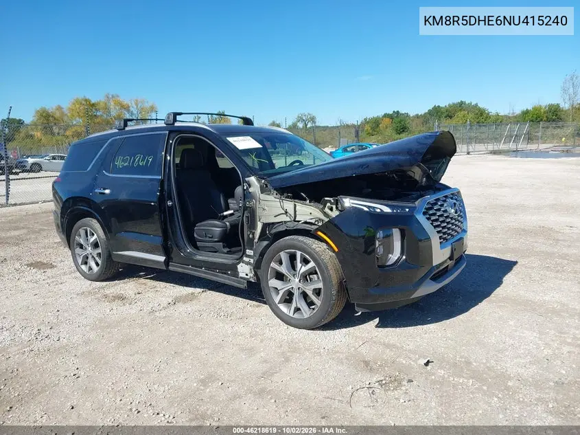HYUNDAI PALISADE 2022, VIN KM8R5DHE6NU415240