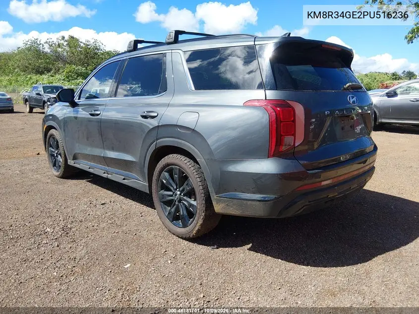 2023 HYUNDAI PALISADE VIN KM8R34GE2PU516236 — фото 3