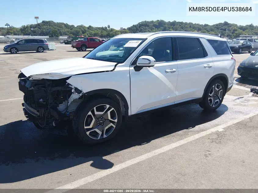 2023 HYUNDAI PALISADE VIN KM8R5DGE4PU538684 — фото 2