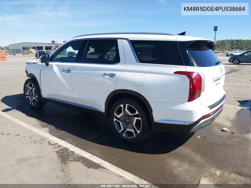 2023 HYUNDAI PALISADE VIN KM8R5DGE4PU538684 — фото 3