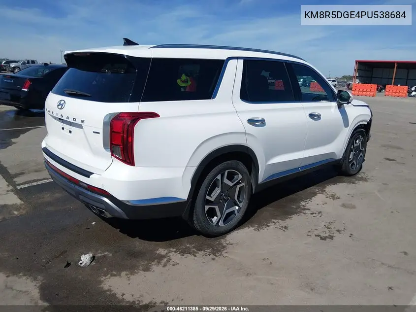 2023 HYUNDAI PALISADE VIN KM8R5DGE4PU538684 — фото 4