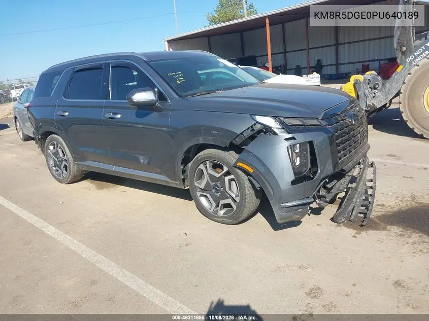 HYUNDAI PALISADE 2023, VIN KM8R5DGE0PU640189