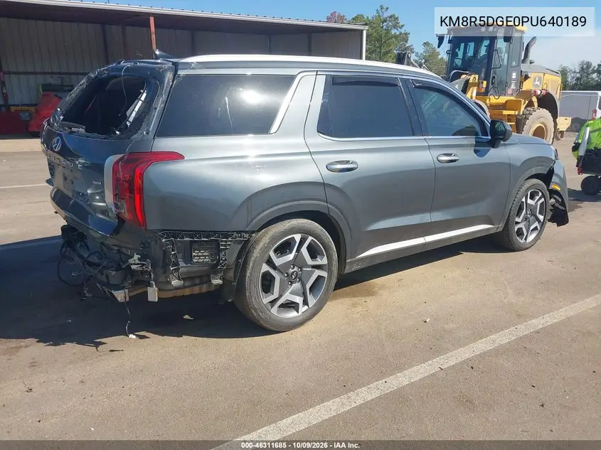 2023 HYUNDAI PALISADE VIN KM8R5DGE0PU640189 — фото 4