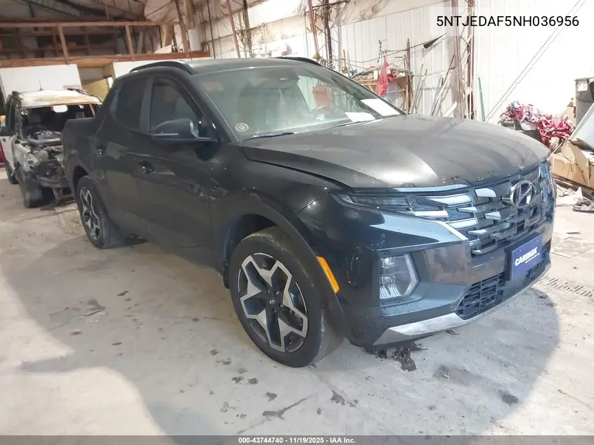 HYUNDAI SANTA CRUZ 2022, VIN 5NTJEDAF5NH036956