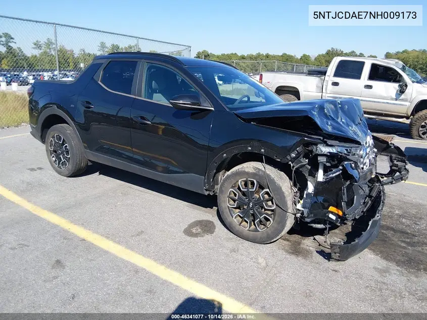 HYUNDAI SANTA CRUZ 2022, VIN 5NTJCDAE7NH009173