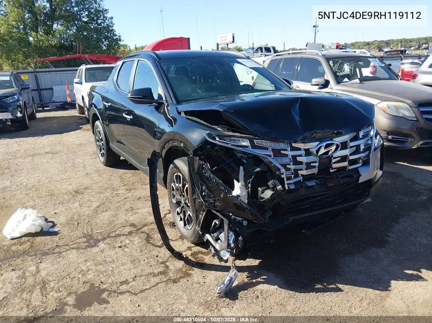 HYUNDAI SANTA CRUZ 2024, VIN 5NTJC4DE9RH119112