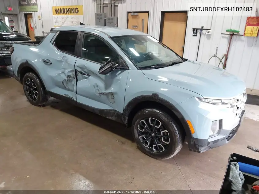 HYUNDAI SANTA CRUZ 2024, VIN 5NTJBDDEXRH102483