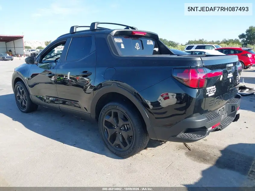 2024 HYUNDAI SANTA CRUZ VIN 5NTJEDAF7RH087493 — фото 3