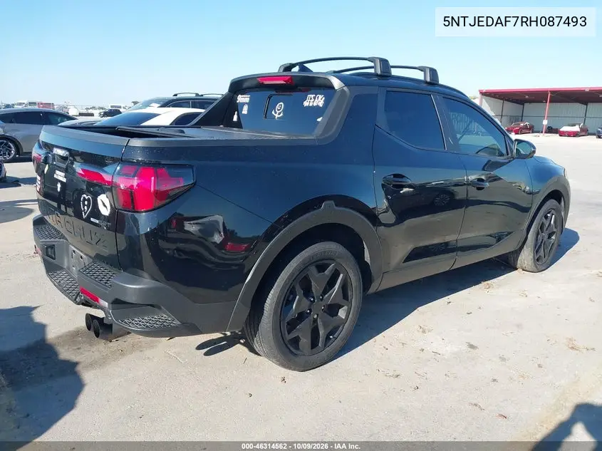 2024 HYUNDAI SANTA CRUZ VIN 5NTJEDAF7RH087493 — фото 4