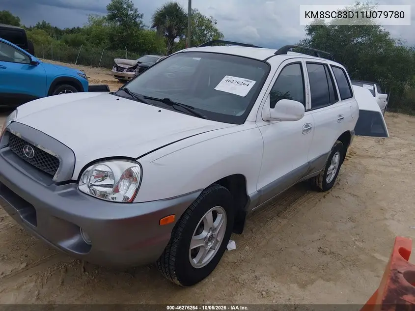 2001 HYUNDAI SANTA FE VIN KM8SC83D11U079780 — фото 2