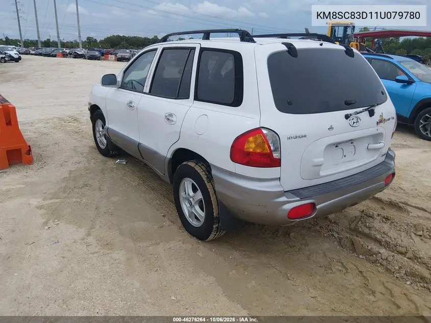2001 HYUNDAI SANTA FE VIN KM8SC83D11U079780 — фото 3