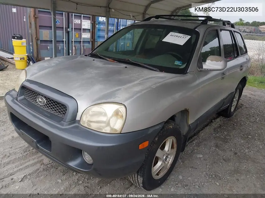 2002 HYUNDAI SANTA FE VIN KM8SC73D22U303506 — фото 2