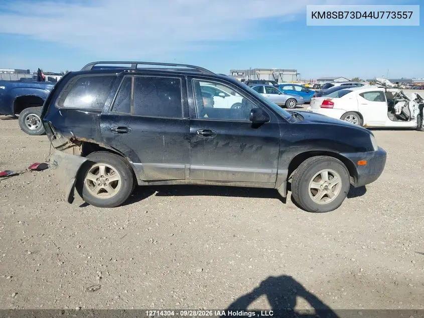 2004 HYUNDAI SANTA FE VIN KM8SB73D44U773557 — фото 14