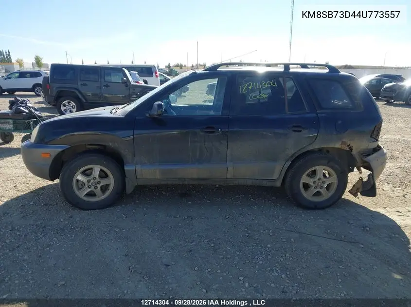 2004 HYUNDAI SANTA FE VIN KM8SB73D44U773557 — фото 15