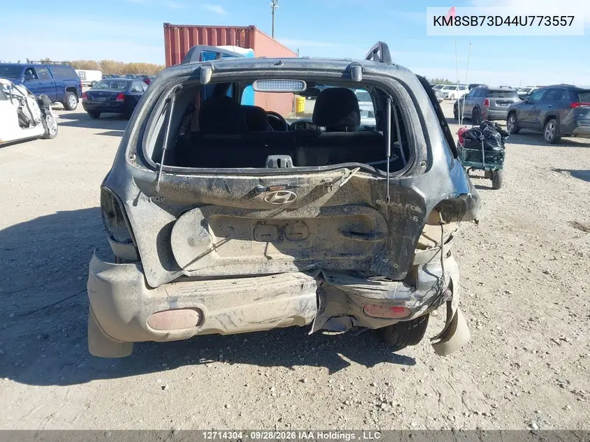 2004 HYUNDAI SANTA FE VIN KM8SB73D44U773557 — фото 17
