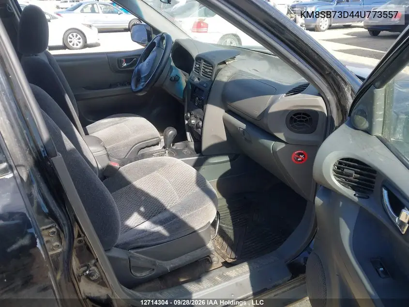 2004 HYUNDAI SANTA FE VIN KM8SB73D44U773557 — фото 5