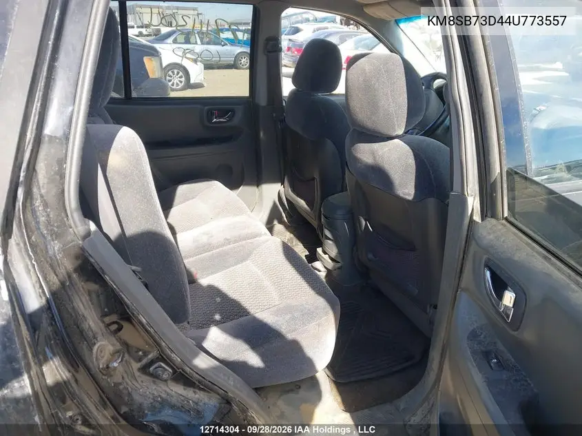 2004 HYUNDAI SANTA FE VIN KM8SB73D44U773557 — фото 8