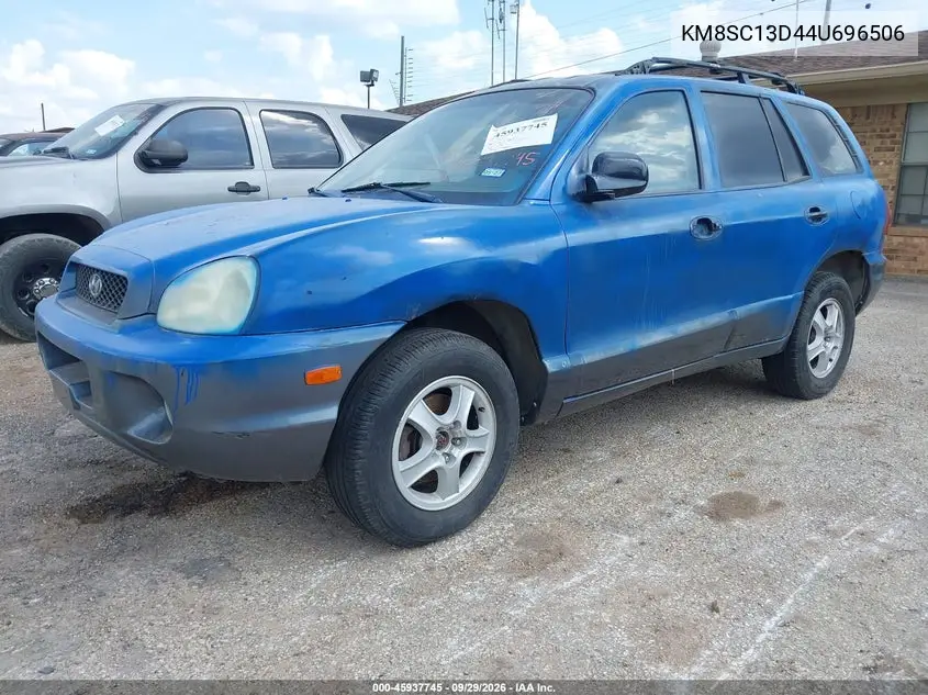 2004 HYUNDAI SANTA FE VIN KM8SC13D44U696506 — фото 2