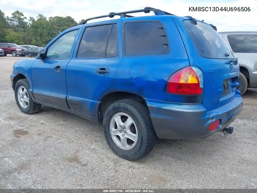 2004 HYUNDAI SANTA FE VIN KM8SC13D44U696506 — фото 3