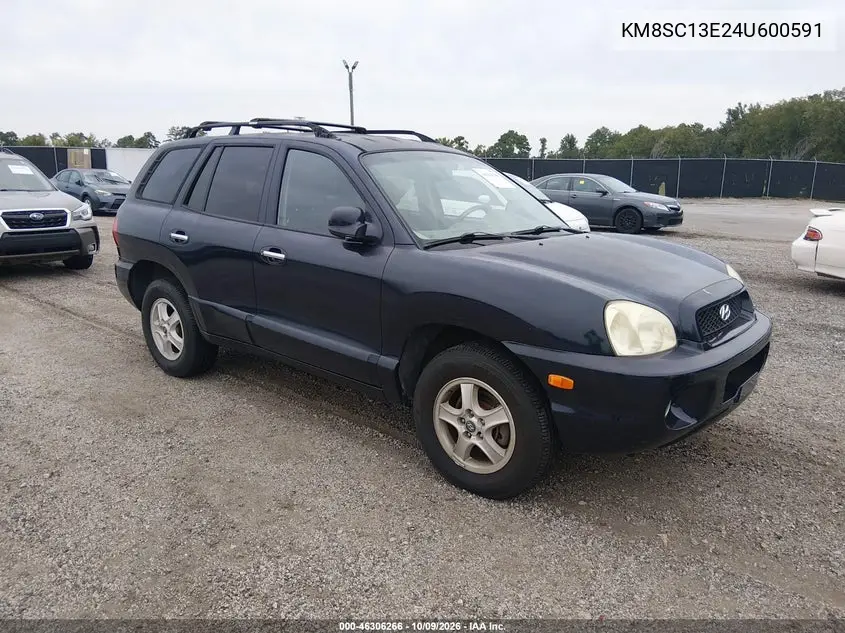 HYUNDAI SANTA FE 2004, VIN KM8SC13E24U600591