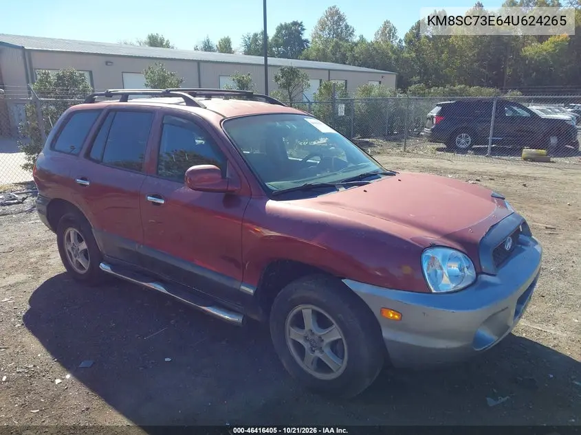 HYUNDAI SANTA FE 2004, VIN KM8SC73E64U624265