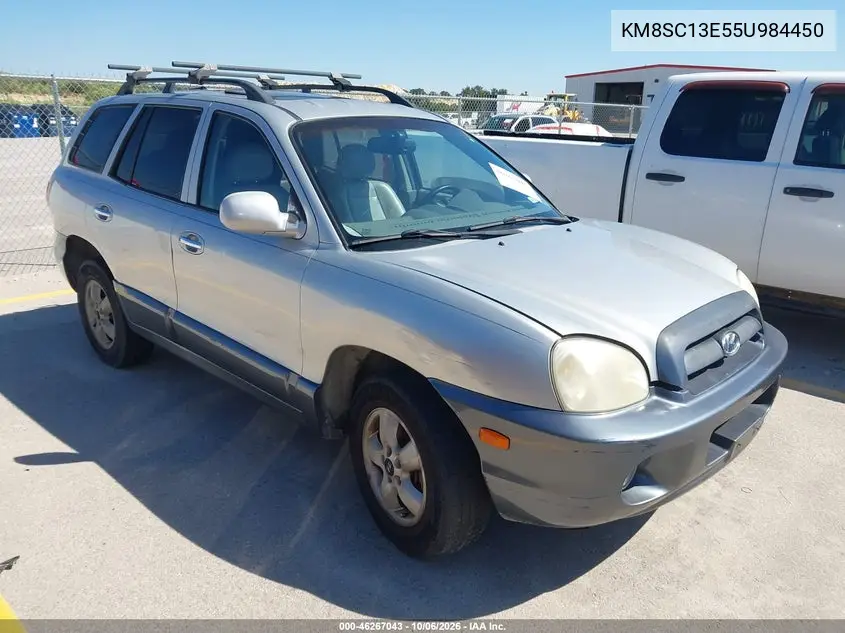 HYUNDAI SANTA FE 2005, VIN KM8SC13E55U984450