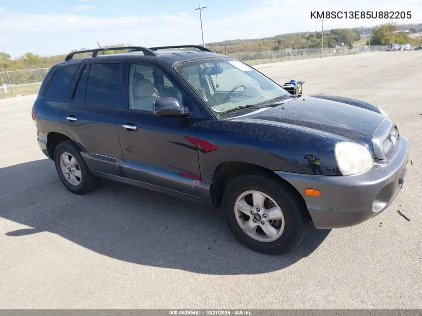 HYUNDAI SANTA FE 2005, VIN KM8SC13E85U882205