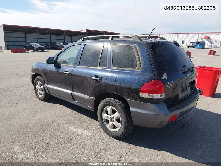 2005 HYUNDAI SANTA FE VIN KM8SC13E85U882205 — фото 3