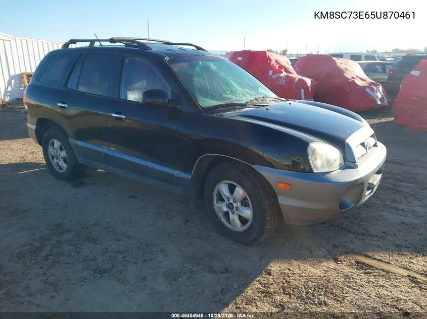 HYUNDAI SANTA FE 2005, VIN KM8SC73E65U870461