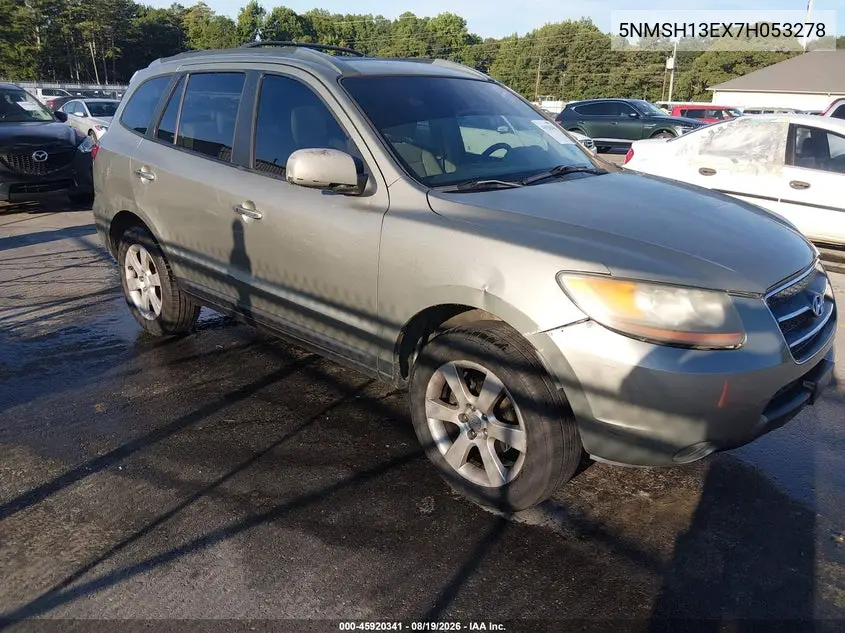 HYUNDAI SANTA FE 2007, VIN 5NMSH13EX7H053278