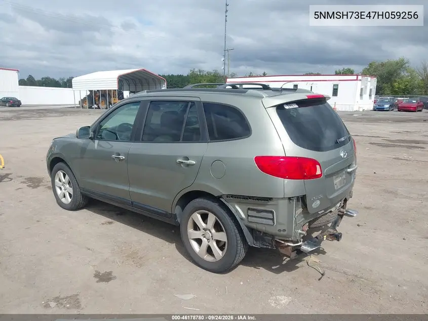 2007 HYUNDAI SANTA FE VIN 5NMSH73E47H059256 — фото 3
