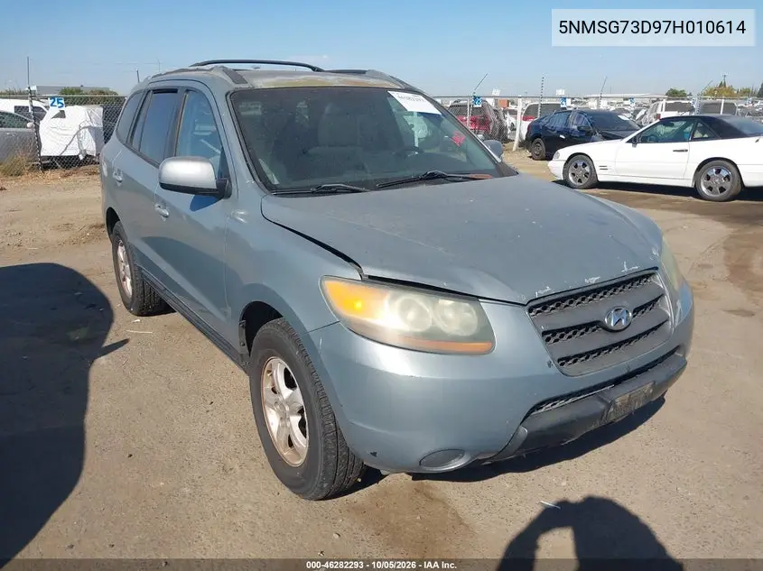 HYUNDAI SANTA FE 2007, VIN 5NMSG73D97H010614