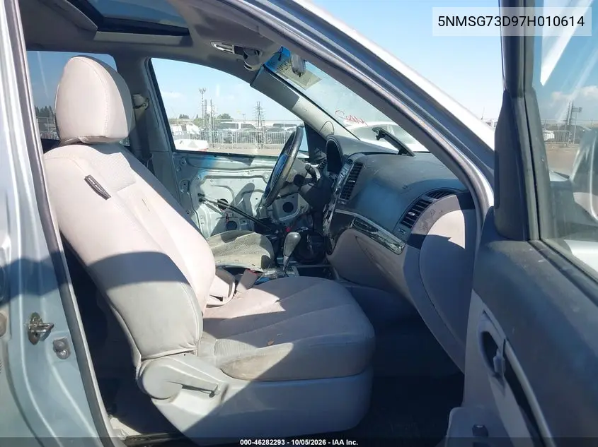 2007 HYUNDAI SANTA FE VIN 5NMSG73D97H010614 — фото 5