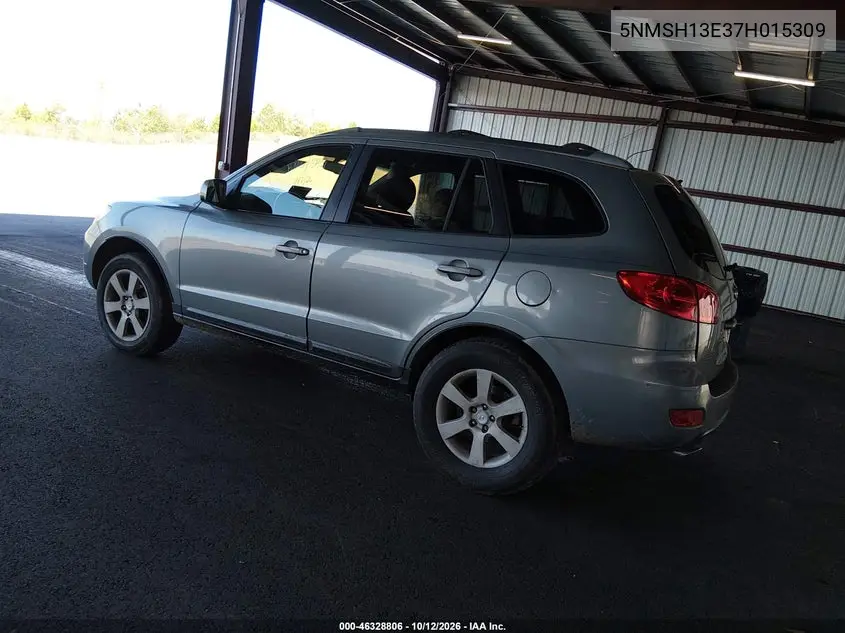 2007 HYUNDAI SANTA FE VIN 5NMSH13E37H015309 — фото 3