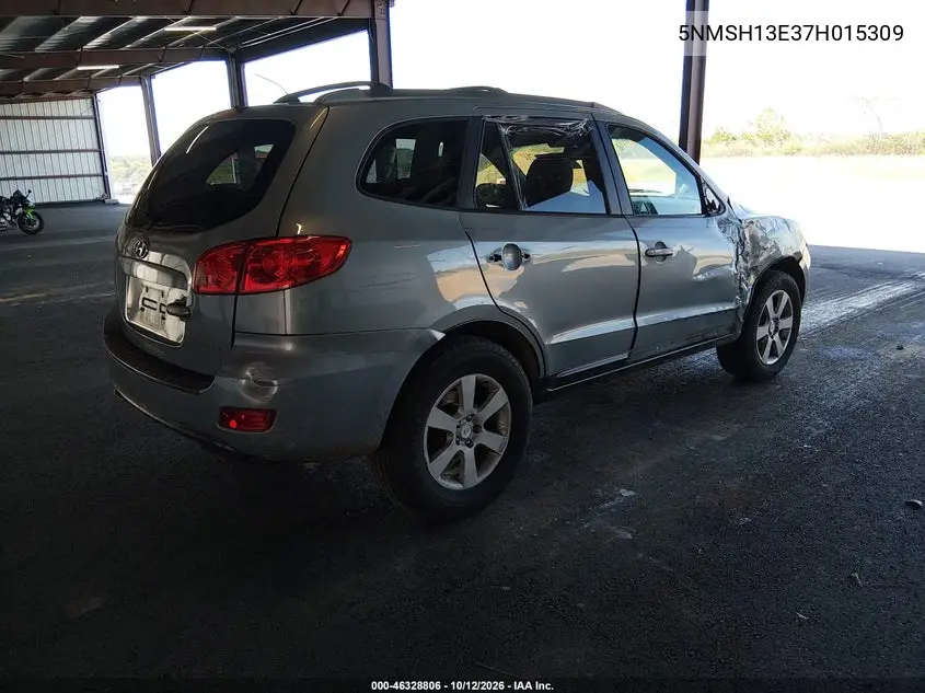 2007 HYUNDAI SANTA FE VIN 5NMSH13E37H015309 — фото 4