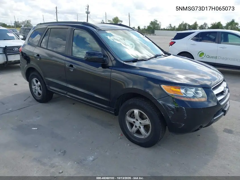 HYUNDAI SANTA FE 2007, VIN 5NMSG73D17H065073