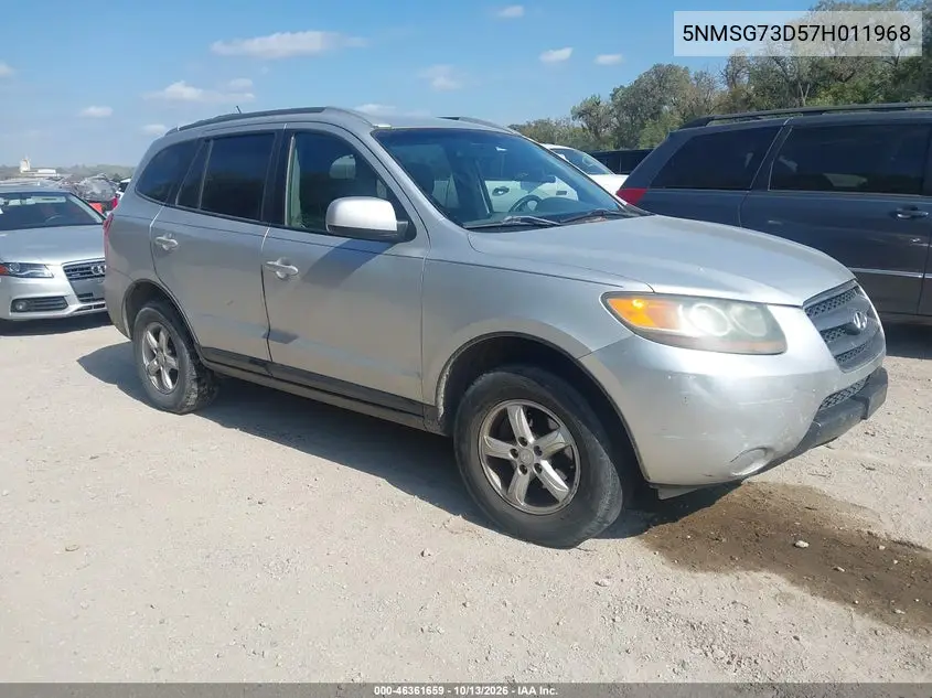 HYUNDAI SANTA FE 2007, VIN 5NMSG73D57H011968