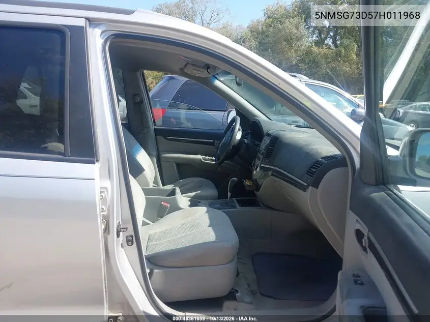 2007 HYUNDAI SANTA FE VIN 5NMSG73D57H011968 — фото 5
