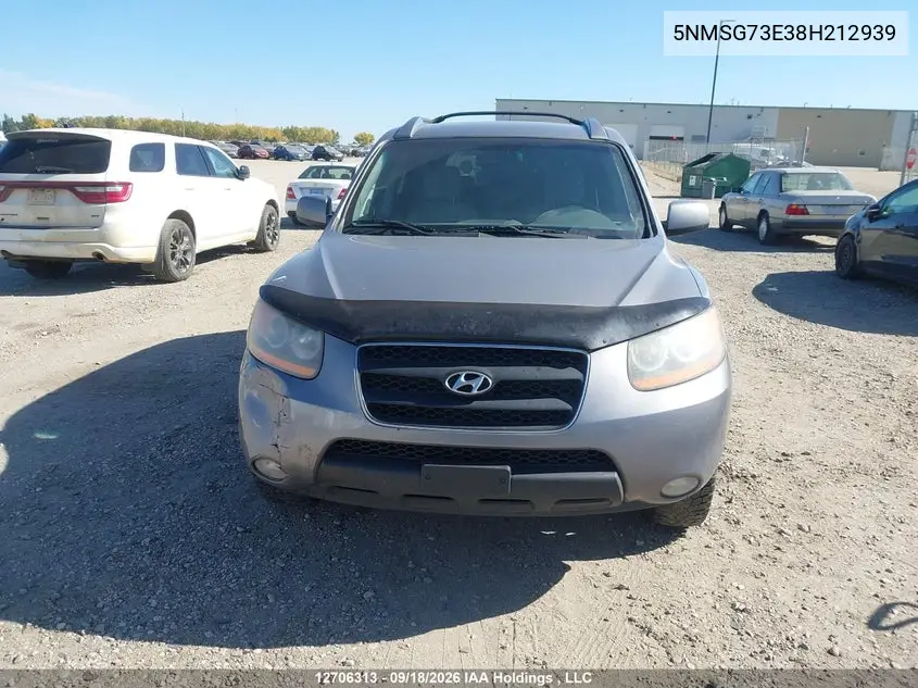 2008 HYUNDAI SANTA FE VIN 5NMSG73E38H212939 — фото 12